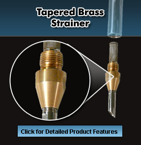 Tapered Brass Strainer